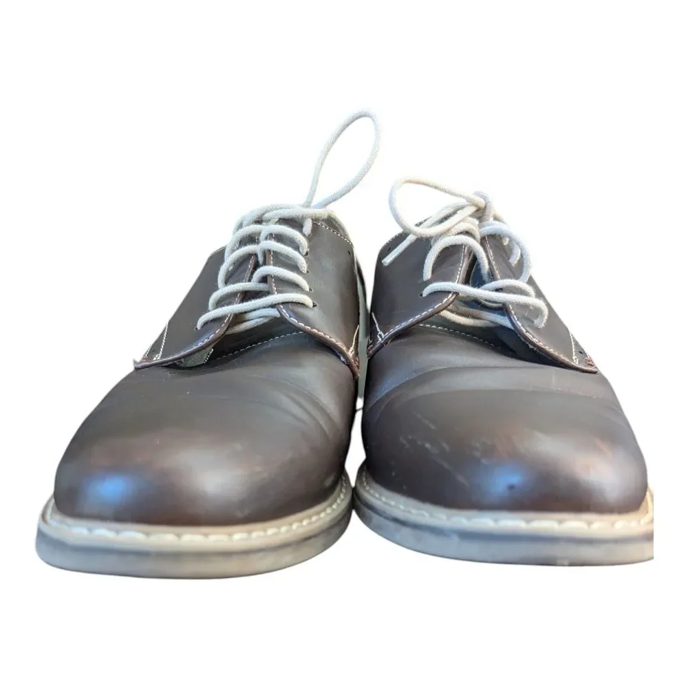 Restoration Preston Lace Up Oxford Men's Size 9M Brown Classic Dress Shoes Basic